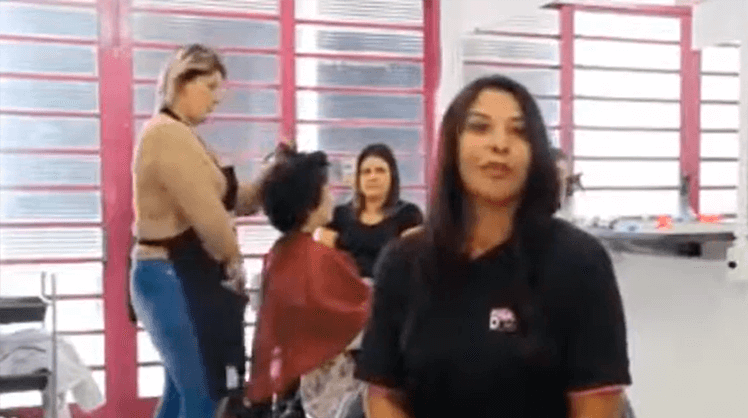 Depoimento da aluna Glaucia
